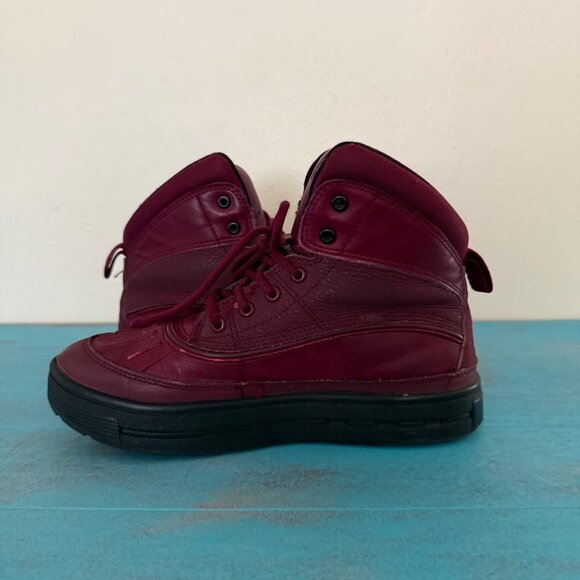 Nike ACG Woodside 2 Maroon Waterproof Duck Boots 52872-602 Youth 4Y - Picture 7 of 9